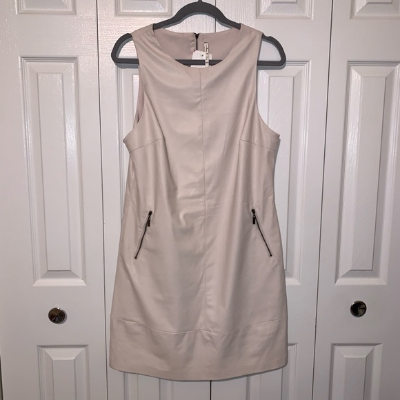 Ivory Willow & Clay Faux Leather Night Out Dress - Picture 4 of 6
